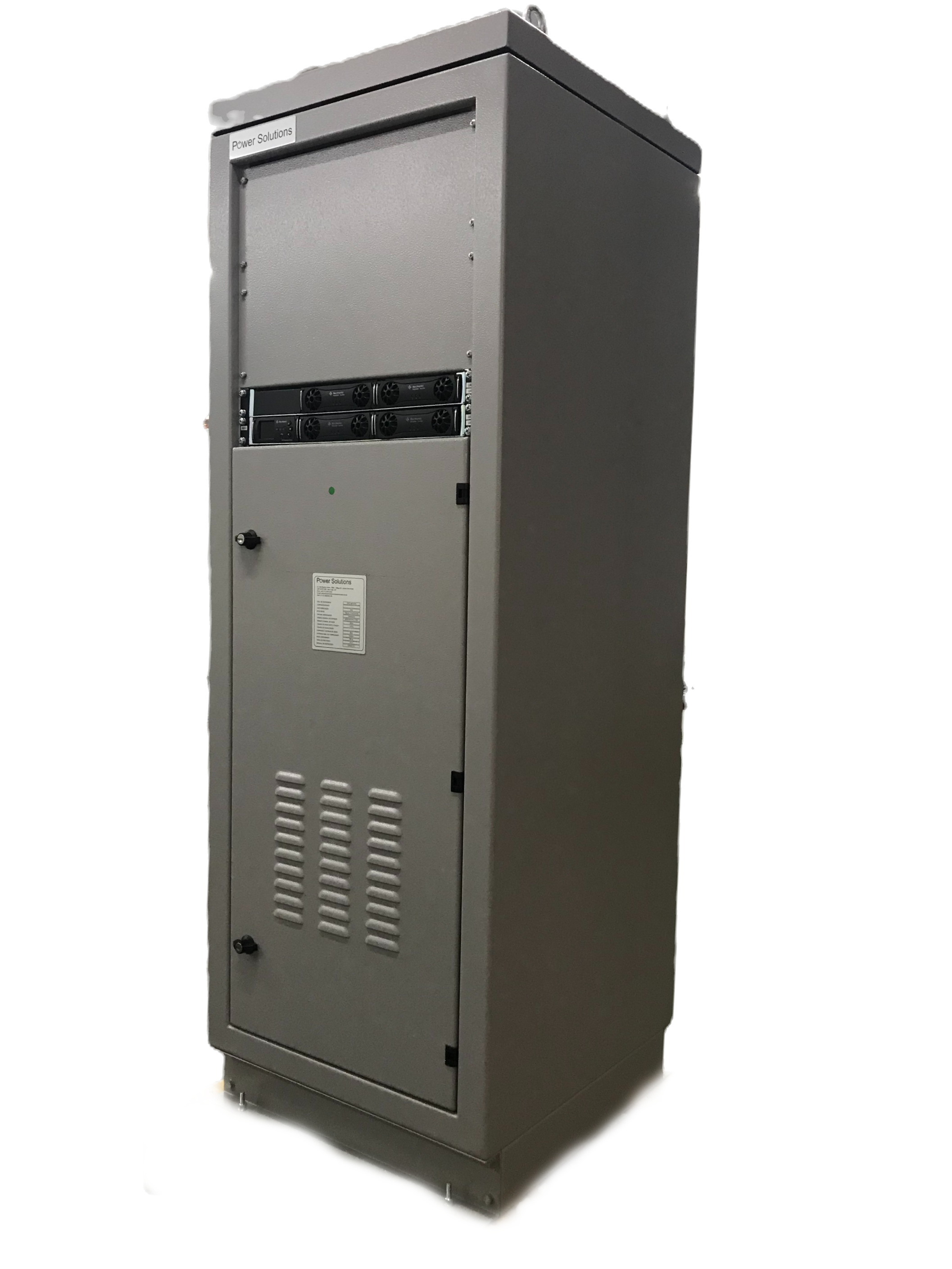 Retificador chaveado modular NPT CIB.S em gabinete industrial